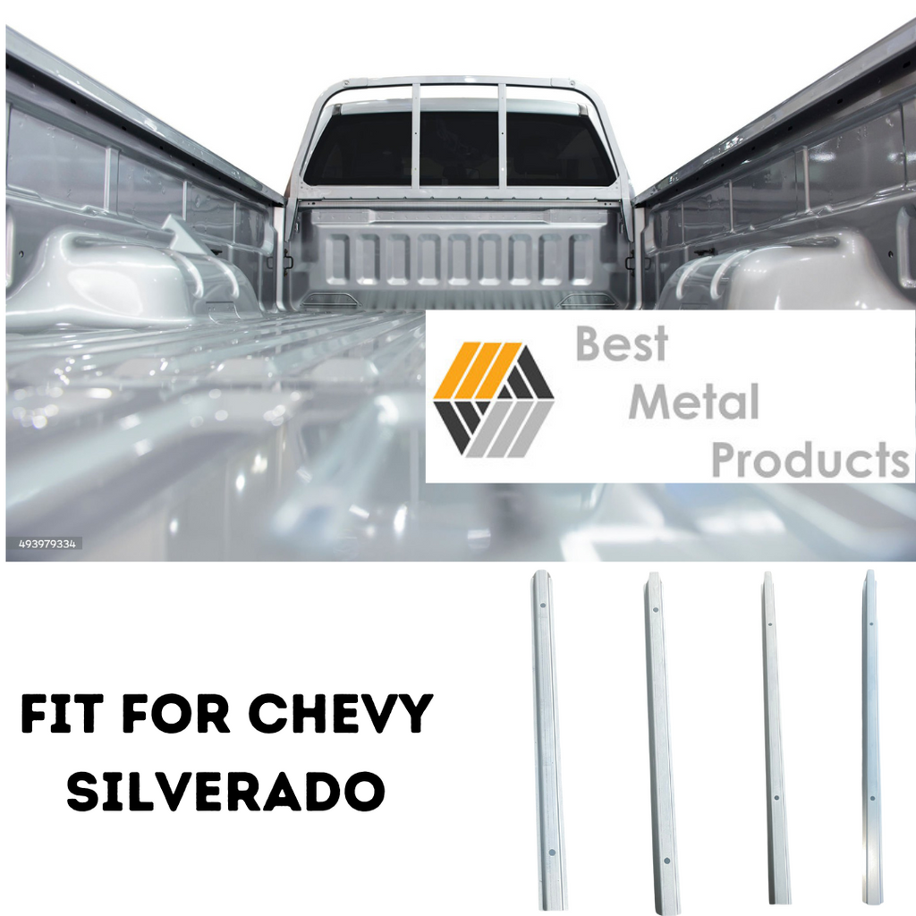 (4) Truck Bed Support Rail Crossmember Chevy Silverado from 1999 on - 1000705