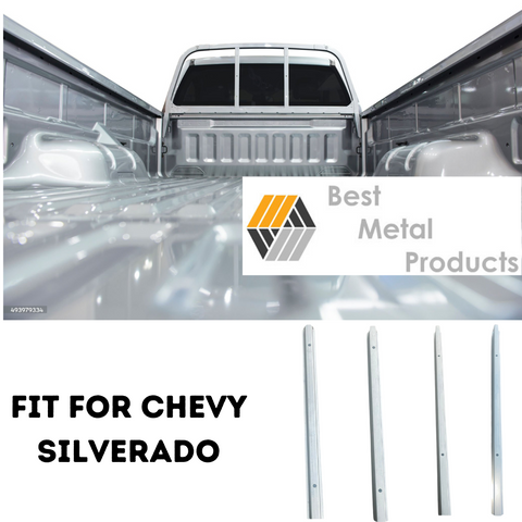 (4) Truck Bed Support Rail Crossmember Chevy Silverado from 1999 on - 1000705