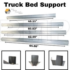(4) Truck Bed Support Rail Crossmember Chevy Silverado from 1999 on - 1000705