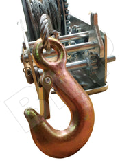 3500 lbs Hand Winch Heavy Duty Steel Cable Crank Gear Winch ATV Boat Trailer - 0900169
