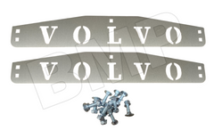 Stainless Steel Mud Flap Plates with Volvo Script 0600310