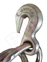 TOW CHAIN WITH J HOOK SHORT SHANK + TJ + GRAB HOOK 5/16 x 10ft - 0900136