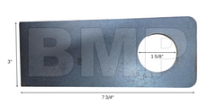 Rectangle Weld On steel Ramp Gate Holder Hinge For Heavy Duty Equip Trailer 1000102