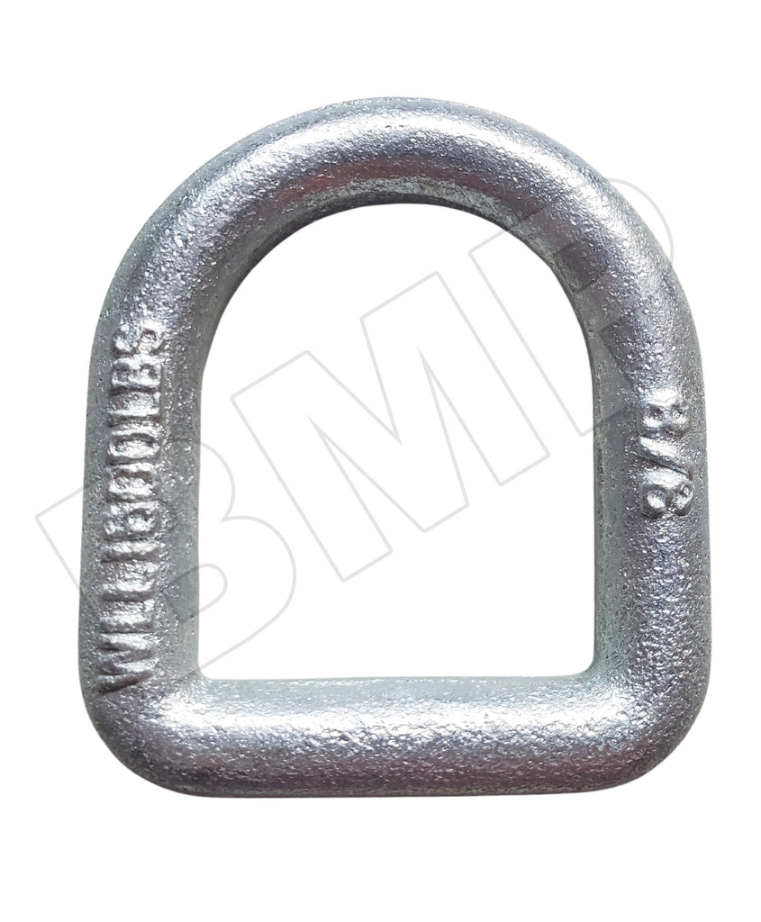 3/8" ZINK STEEL D RING - 1000205R