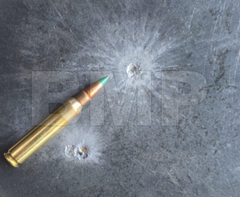 AR500 Steel Gong Shooting Target 1/2" – 8" Round – 1-Hole