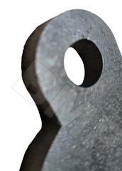 AR500 Steel Gong Shooting Target 1/2" – 8" Round – 1-Hole