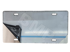 304 Brushed Stainless Steel License Plate Backer – 16ga .057" – Standard Size 0600143
