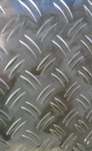 BMP Aluminum Diamond Plate Sheet - .063 X 12 X 72 - 3003-H22 (Second Choice 0500103)