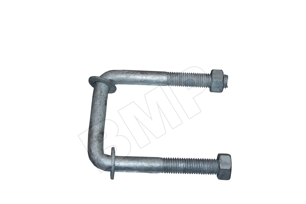 3" SQUARE M14 U-BOLT 9/16" x 4 1/3"