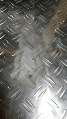 ALUMINUM DIAMOND PLATE 303-H22 .063" x 4" x 59" - SECOND CHOICE QUALITY