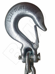2´ SAFETY CHAIN WITH 2 x  3/8" SLIP HOOK W/CLIP - 0900173