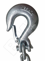 2´ SAFETY CHAIN WITH 2 x  3/8" SLIP HOOK W/CLIP - 0900173