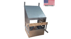 Heavy Duty 1-Hole Chicken Nesting Box – Galvanized Steel – Made in USA - 0300110