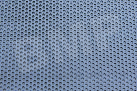 304 STAINLESS STEEL PERFORATED SHEET .040" x 12" x 12" - 1/8 HOLES 0600110