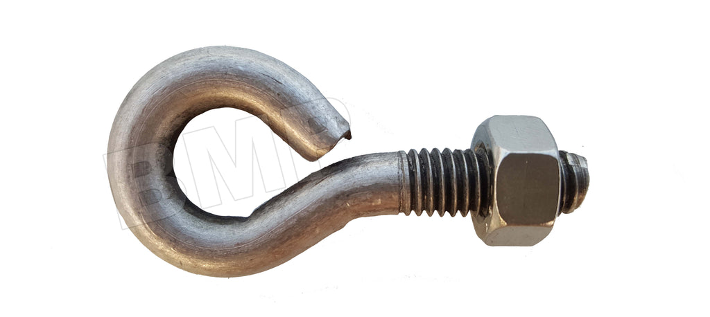 UNWELDED EYE BOLT M8 x 25 mm WITH NUT