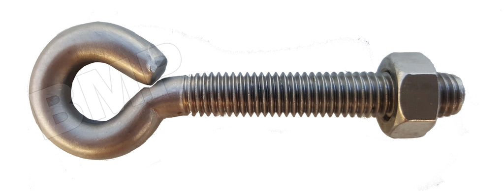 UNWELDED EYE BOLT M8 x 50 mm WITH NUT
