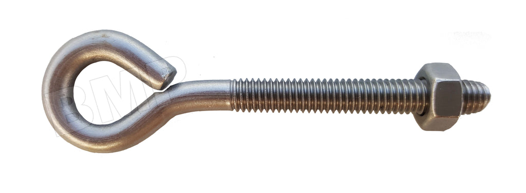 UNWELDED EYE BOLT M6 x 50 mm WITH NUT