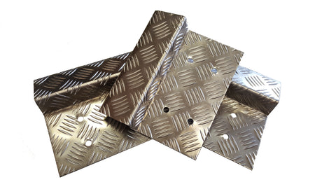 TRIKE DIAMOND PLATE ALUMINUM LOADING RAMP KIT 0100106