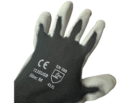 Seamless Knit Work Gloves – EN388 5133 – Size M – Industrial Safety Gloves- 1500258