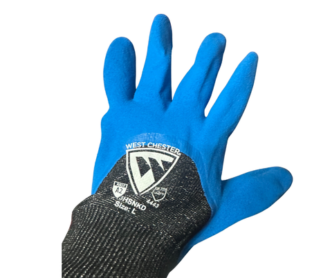 West Chester Cut-Resistant Work Gloves – Model 713HSNKD – ANSI A2 – EN388 4443 – Size L- 1500259