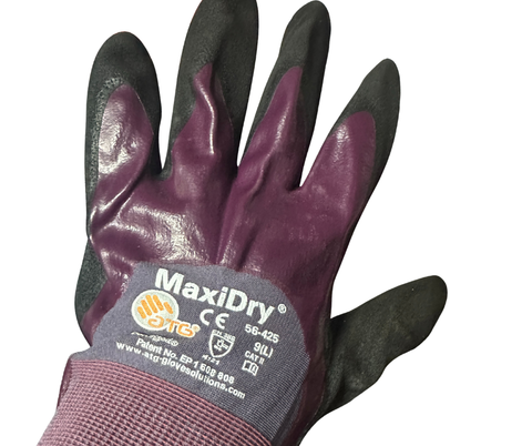 MaxiDry ATG Work Gloves – Model 56-425 – Size 9 / L – Industrial Gloves - 1500293