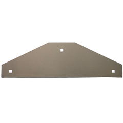 Stainless Steel Mud Flap Plates/Weights Rear Bottom 16" X 5.31" 0600302