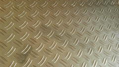 ALUMINUM DIAMOND PLATE 303-H22 .063" x 12" x 72" - SECOND CHOICE QUALITY 0500103