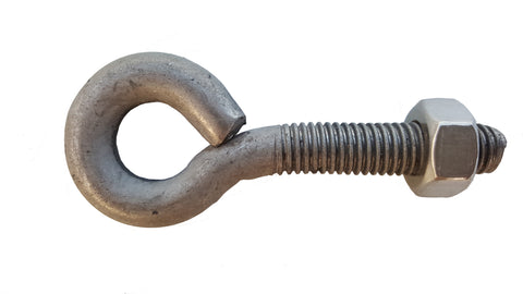 UNWELDED EYE BOLT M10 x 40 mm WITH NUT 1200506