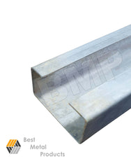 Heavy-Duty Galvanized Steel C-Channel Fence Post – Durable & Rust-Resistant - 102