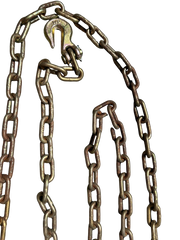 SECOND-CHOICE Safety Chain with 3/8" Slip Hook & Latch – 35" G43 Heavy-Duty 16900146