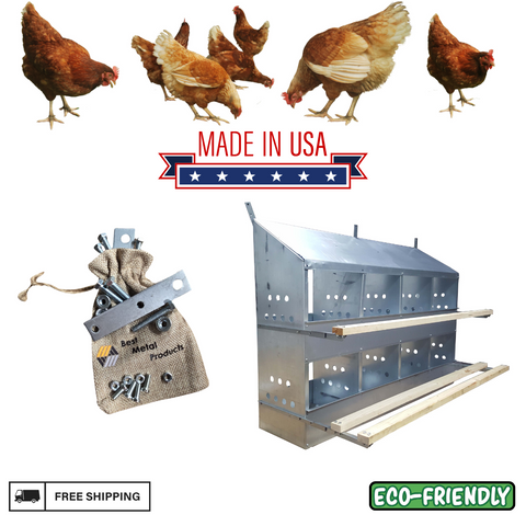 8 HOLE CHICKEN NESTING BOX 0300113