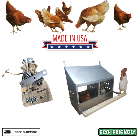 2 HOLE CHICKEN NESTING BOX 0300107
