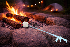 AR-15 Style BBQ Skewers – 24 Inch – Heavy-Duty 304 Stainless Steel – Set of 2 0300202