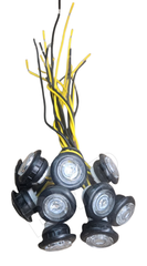 Amber ¾" LED Marker Light – J-53-AC, SH-10673 – Waterproof 12V Clearance Light- 1500704