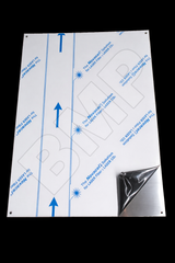Stainless Steel Backsplash Panel 30 x 24 – 304 Stainless Steel – 25 Gauge Wall Panel 0300203