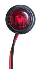 Red 3/4" LED Marker Light – J-53-R-24 / SH-10815 – Round Clearance Light - 1500702