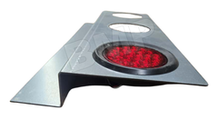 3-Light Galvanized Steel Trailer Center Light Panel – Universal Mount for 4" Round Lights 1000800