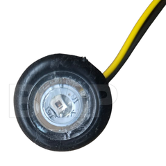 Amber ¾" LED Marker Light – J-53-AC, SH-10673 – Waterproof 12V Clearance Light- 1500704