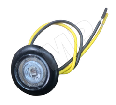 Amber ¾" LED Marker Light – J-53-AC, SH-10673 – Waterproof 12V Clearance Light- 1500704
