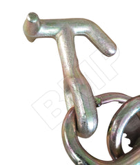 TOW CHAIN WITH J HOOK SHORT SHANK + TJ + GRAB HOOK 5/16 x 10ft 0900136