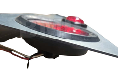 5-Light Galvanized Steel Trailer Center Light Panel – Universal Mount Round Lights 1000800