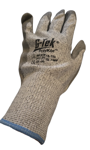 G-Tek PolyKor 16-150 Cut-Resistant Gloves – Size L – A2 Safety Gloves - 1500240