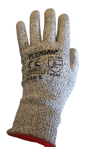 (10) PosiGrip Cut Resistant Work Gloves ANSI A2 – Seamless Knit Safety Gloves - 1500251