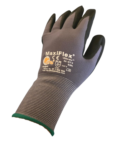 MaxiFlex Ultimate 34-874 Work Gloves Size M – Nitrile Microfoam Industrial Gloves - 1500242