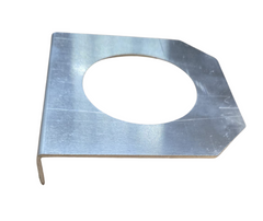 Trailer Light Mounting Bracket – 14-Gauge Aluminum Bracket for 2" Round Trailer Tail Lights 1000506