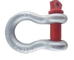 7/8" ANCHOR SHACKLE WITH RED PIN - 0900164