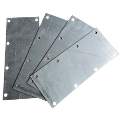 Heavy Duty Mending Plates 11.8" x 5" – 6 Gauge Galvanized Steel  - 1300401