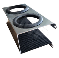 Lightweight Aluminum 2-Cup Holder – Perfect for Buses, Boats, Golf Carts & More 133
