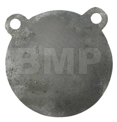 AR500 Steel Gong Shooting Target 3/8" – 12" Round – 2-Hole