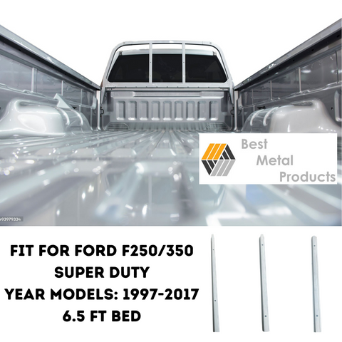 Truck Bed Support Rail 1999 - 2017 Ford Super Duty F-250, F-350 6.5ft Bed (short Bed)